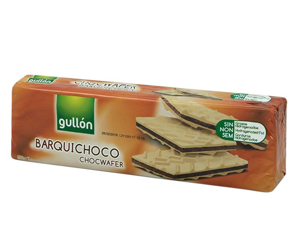 Вафлі GULLON Barquichoco із шоколадним кремом 150 г - фото-1