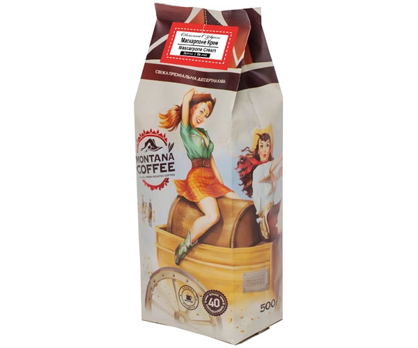 Кава Montana Coffee Маскарпоне Крем у зернах 500 г - фото-1