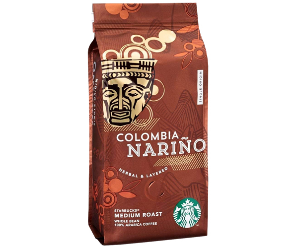 Кава Starbucks Colombia Narino у зернах 250 г - фото-1