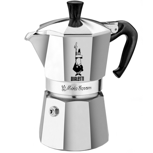 Гейзерная кофеварка Bialetti Moka Express на 6 порций 270 мл - фото-1