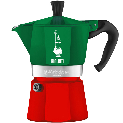 Гейзерная кофеварка Bialetti Moka Italia на 3 порции 150 мл (0005322) - фото-1