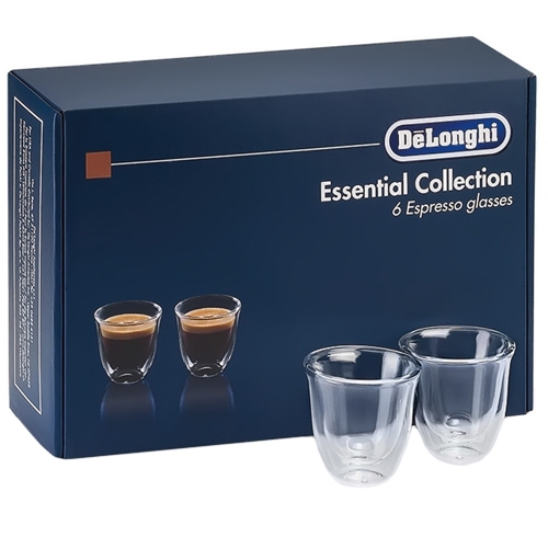 Набір склянок Delonghi для еспресо 6 шт х 60 мл - фото-1