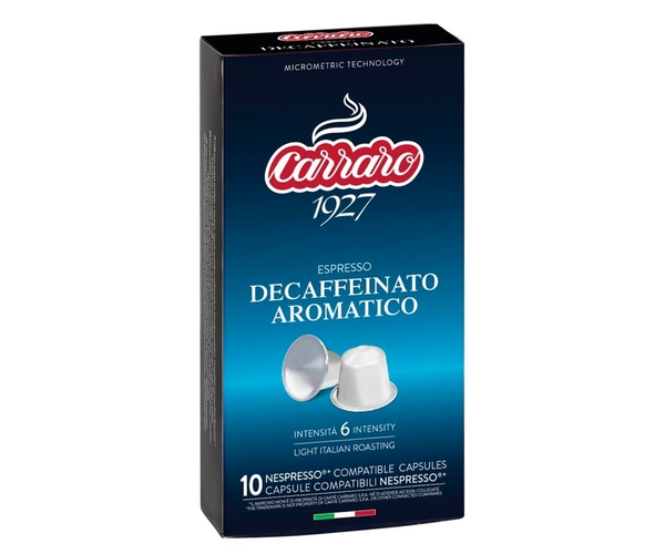 Кава в капсулах Carraro Decaffeinato Aromatico Nespresso 10 шт - фото-2