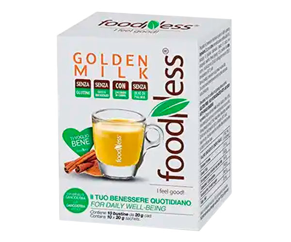 Напиток Foodness Golden milk con curcuma / Золотое молоко с куркумой 10х20 г - фото-1