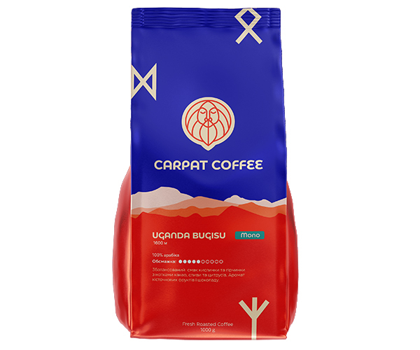 Кофе Carpat Coffee Uganda Bugisu в зернах 1 кг - фото-1