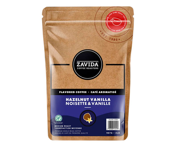Кава Zavida Hazelnut Vanilla у зернах 907 г - фото-1
