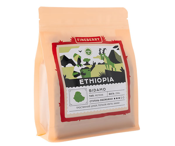 Кофе Fineberry Ethiopia молотый 250 г