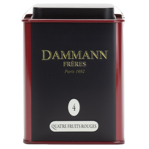 Чорний чай Dammann Freres 4 - Червоні ягоди з/б 100 г - фото-1