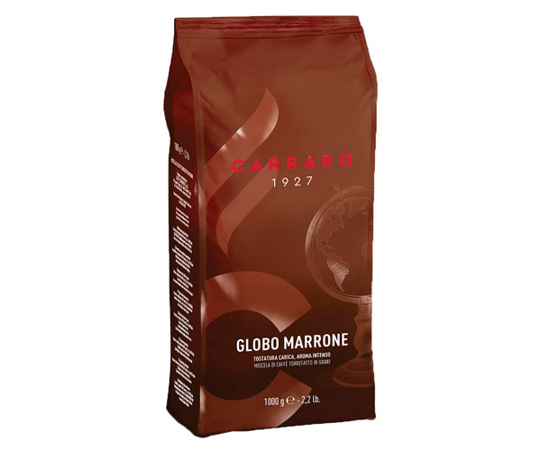 Кава Carraro Globo Marrone у зернах 1 кг - фото-1