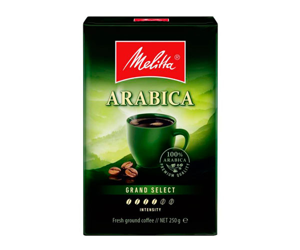 Кофе Melitta Grand Select 100% Arabica молотый 250 г