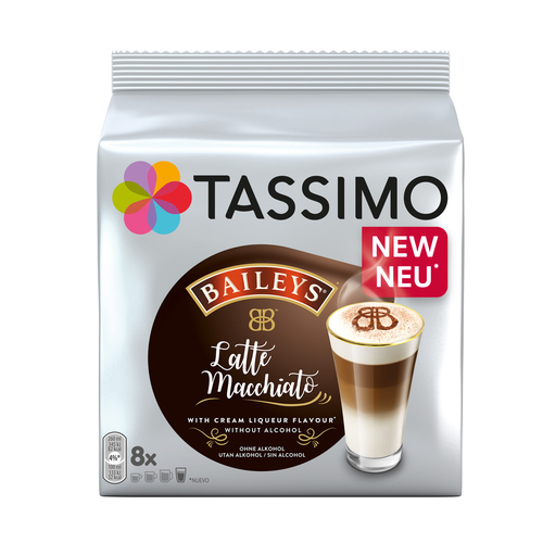 Кава в капсулах Tassimo Jacobs Latte Macchiato Baileys 8 шт - фото-1
