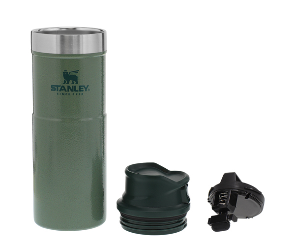 Термокружка Stanley Classic Trigger-action Hammertone Green 470 мл (10-06439-030) - фото-5