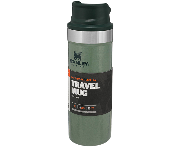 Термокружка Stanley Classic Trigger-action Hammertone Green 470 мл (10-06439-030) - фото-4
