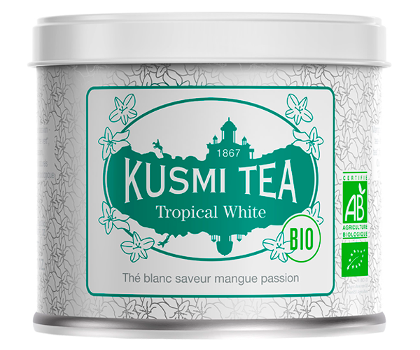 Білий органічний чай Kusmi Tea AquaExotica з/б 90 г - фото-1