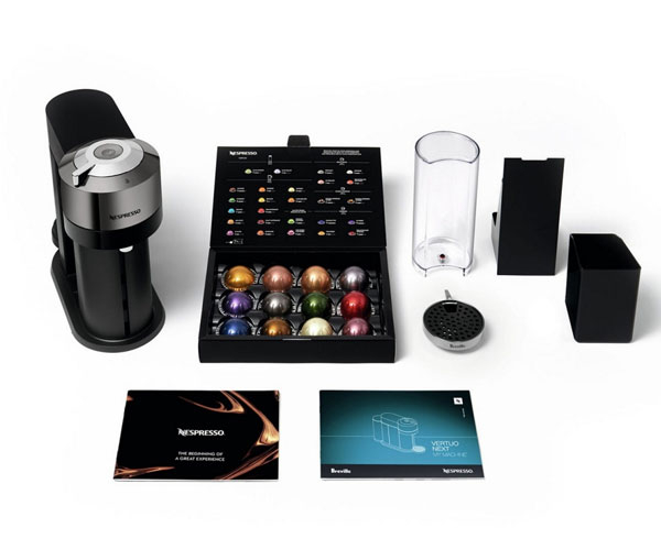 Кофемашина Nespresso Vertuo Next Deluxe Dark Chrome - фото-4