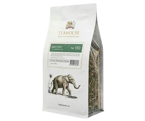 Зеленый чай Teahouse №110 Шен Пуэр листовой 200 г