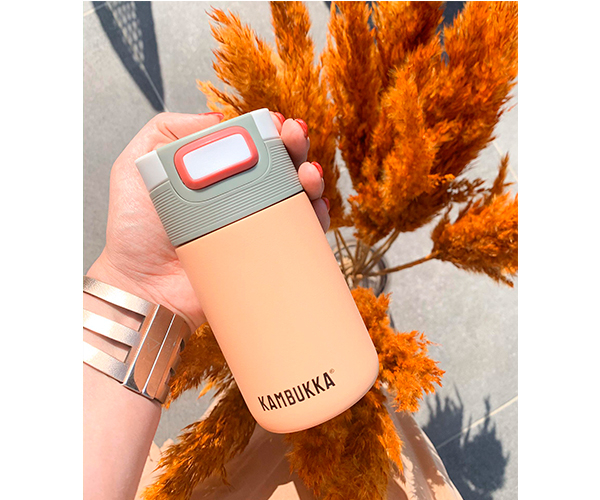 Термокружка Kambukka Etna Cantaloupe персиковая 300 мл - фото-6