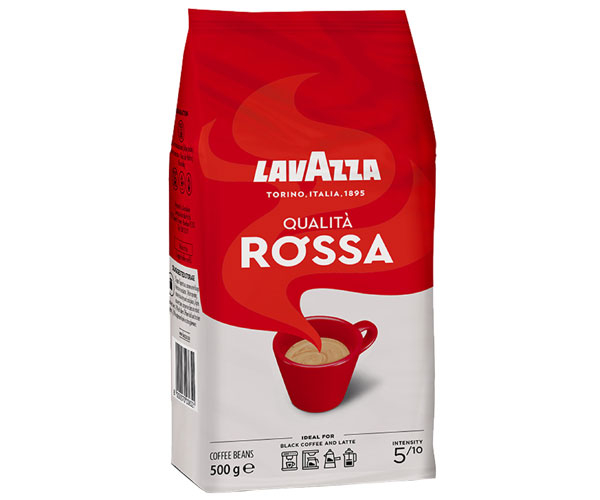 Кава Lavazza Qualita Rossa у зернах 500 г - фото-1