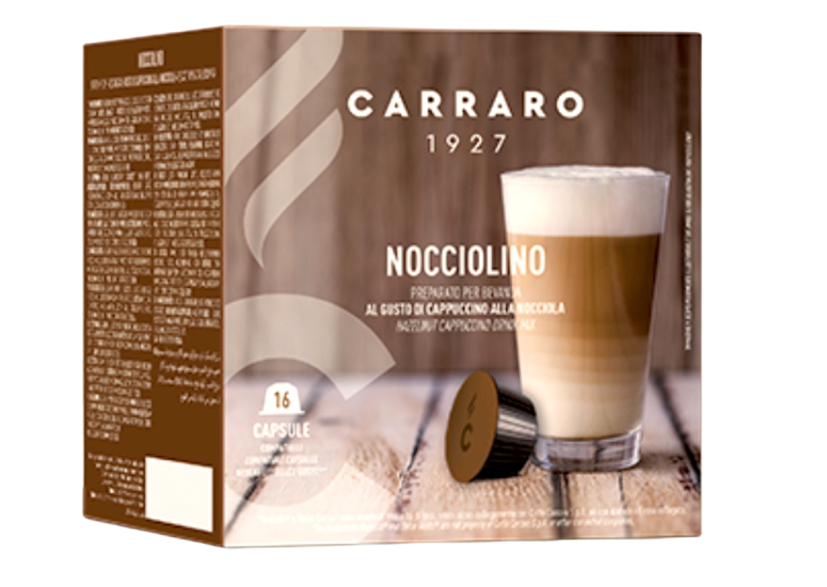 Кава в капсулах Carraro Dolce Gusto Nocciolino Hazelnut cappuccino 16 шт - фото-1