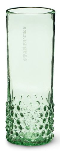 Склянка Starbucks Hobnail Recycled Glass - Green 355 мл - фото-1