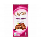 Молочный шоколад Choceur Trauben Nuss с изюмом и лесным орехом 200 г