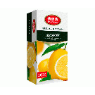 Черный чай Три Слона Лимон в пакетиках 20 шт - фото-1