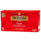Черный чай Twinings English Breakfast в пакетиках 25 шт