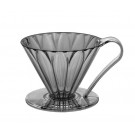 Пуровер CAFEC пластиковый Tritan Сone-Shaped Flower Dripper Cup1 Black на 1 чашку