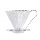 Пуровер CAFEC пластиковый Tritan Сone-Shaped Flower Dripper Cup на 1 чашку