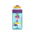 Бутылка детская Kambukka Lagoon Surf Girl тритановая голубая 400 мл