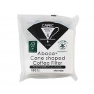 Бумажные фильтры CAFEC Abaca+ Cup4 белые 100 шт