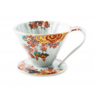 Пуровер CAFEC керамический Imari Ware Flower Dripper Cup 4 на 1-4 чашки
