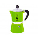 Гейзерная кофеварка Bialetti Rainbow Green на 1 порцию 60 мл