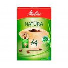 Фильтр-пакет для кофе Melitta Natura 1*4 бумажный бежевый 80 шт