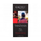 Экстра черный шоколад Cachet 72% Танзания 100 г