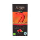 Черный шоколад Cachet 55% Малина 90 г