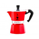 Гейзерная кофеварка Bialetti Moka Express Red на 1 порцию 60 мл