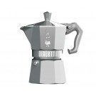 Гейзерная кофеварка Bialetti Moka Exclusive Silver на 3 порции 130 мл