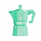 Гейзерная кофеварка Bialetti Moka Exclusive Green на 3 порции 130 мл