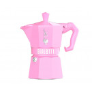 Гейзерная кофеварка Bialetti Moka Exclusive Pink на 3 порции 130 мл