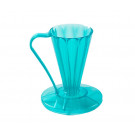 Пуровер CAFEC пластиковый Tritan Flower Dripper DEEP 27 Youmeca Blue на 1-2 чашки