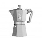 Гейзерная кофеварка Bialetti Moka Exclusive Silver на 6 порций 270 мл