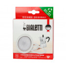 3 уплотнителя + сито для кофеварок Bialetti на 12 порций