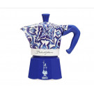 Гейзерная кофеварка Bialetti х Dolce & Gabbana Blu Mediterraneo Moka Expess на 3 чашки 130 мл