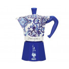Гейзерная кофеварка Bialetti х Dolce & Gabbana Blu Mediterraneo Moka Expess на 6 чашек 250 мл
