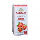 Черный чай Azercay Клубника в пакетиках 25х1,8 г