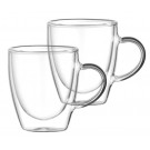 Набор чашек с ручками и двойными стенками Ardesto AR2610BH 2 шт 100 мл