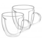 Набор чашек с ручками и двойными стенками Ardesto AR2625BHL 2 шт 250 мл