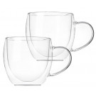 Набор чашек с ручками и двойными стенками Ardesto AR2625BHR 2 шт 250 мл