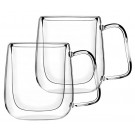 Набор чашек с ручками и двойными стенками Ardesto AR2625BPR 2 шт 250 мл